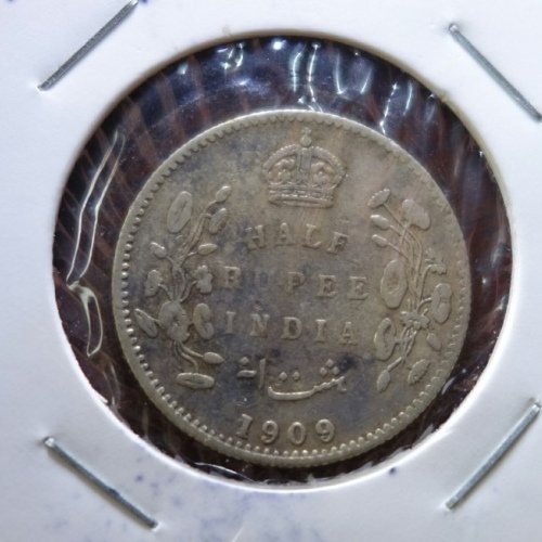 EVII_1909_HalfRupee
