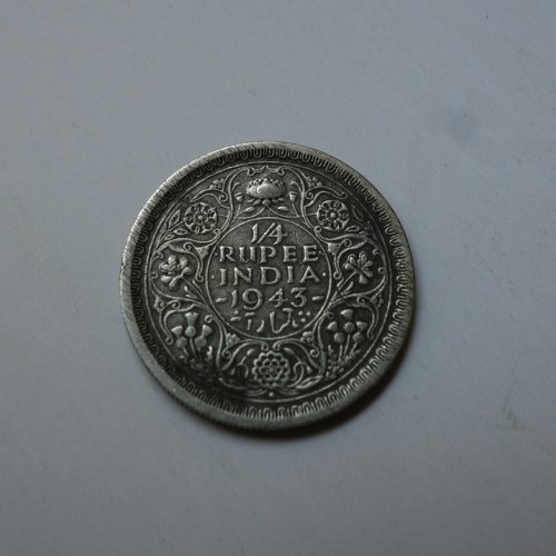 GVI_1943_1by4Rupee